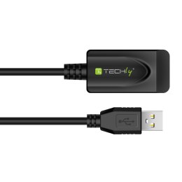 TECHLY Kabel USB 2.0 przedłużacz aktywny USB-A na USB-A M/F 20 m IUSB-REP220TY3