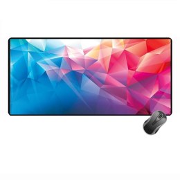 Gamingowa podkładka pod myszkę i klawiaturę dla graczy rozm 30x80cm - kolorowe kształty