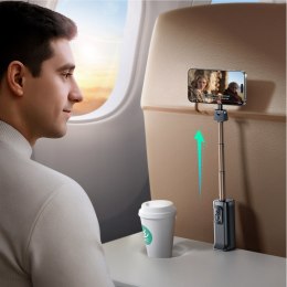 Selfie stick kij do zdjęć z uchwytem pilotem Bluetooth MagSafe - czarny