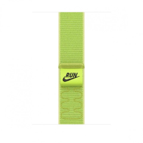 Opaska sportowa Nike w kolorze promiennym zielonożółtym do koperty 46 mm