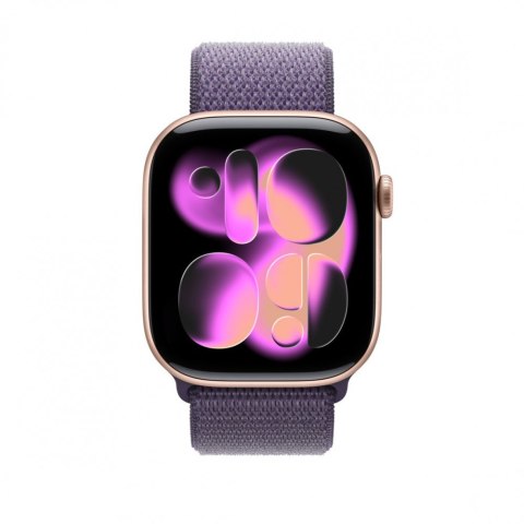 Opaska sportowa w kolorze mlecznego fioletu do koperty 46 mm