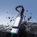 Kabel przewód S-A28 z oplotem USB-C 60W 2m - czarny