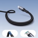 Kabel przewód S-A28 z oplotem USB-C 60W 2m - czarny
