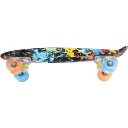DESKOROLKA PLASTIKOWA 22 CALE ENERO GRAFFITI BLACK LED 1030845