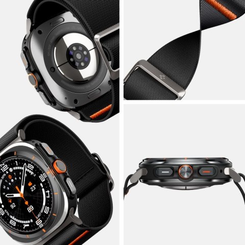 Pasek do zegarka Galaxy Watch Ultra 47 mm Fit Lite - czarny