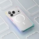 Etui pokrowiec na iPhone 17 Pro Omni MagSafe - przezroczyste-tęczowe