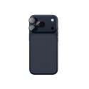 Szkło na aparat na iPhone 17 Pro / Pro Max Sapphire z niebieską ramką
