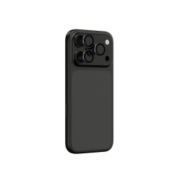 Szkło na aparat na iPhone 17 Pro / Pro Max Sapphire z szarą ramką