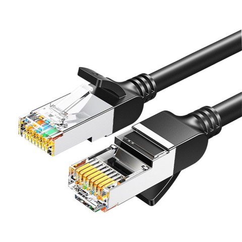 Kabel RJ45 UGREEN Cat.6 1m UTP z metalowymi wtyczkami (czarny)