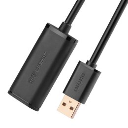 Kabel UGREEN US121 USB-A-USB-A 5m aktywny (czarny)