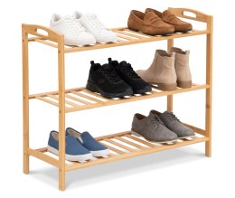 Bambusowy regał na buty 3 poziomy Astaria