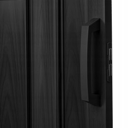 Drzwi harmonijkowe 004 08 czarny dąb 90 cm
