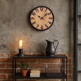 Zegar ścienny drewniany loftowy ABBAS 35 cm