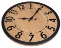 Zegar ścienny drewniany loftowy ABBAS 35 cm