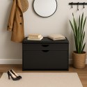 Szafka na buty do przedpokoju HEDOR BLACK