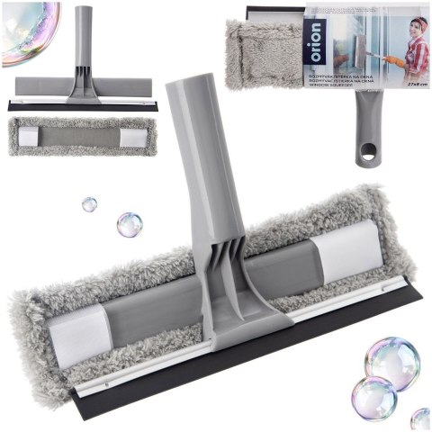 Mop do mycia czyszczenia okien ze ściągaczką 2w1 CLEAN SYSTEM ORION 710630