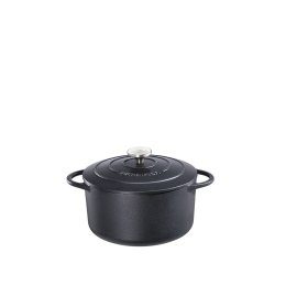 Garnek do zapiekania, 3,2 l, śred. 22 cm, czarny