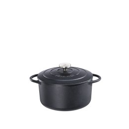 Garnek do zapiekania, 4,2 l, śred. 24 cm, czarny
