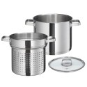 Garnek z wkładem do makaronu, 7,0 l, śred. 22 x 27 cm, stal nierdzewna