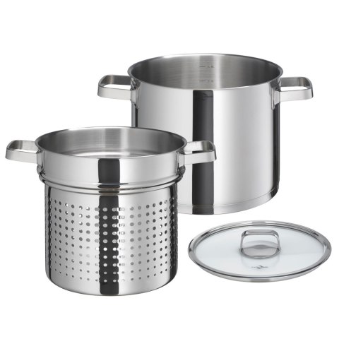 Garnek z wkładem do makaronu, 7,0 l, śred. 22 x 27 cm, stal nierdzewna
