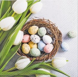 Pl Serwetki Eggs And Tulips ART-POL