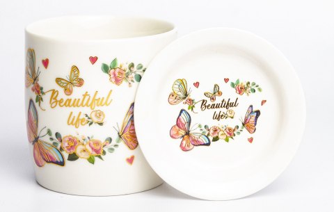 Pl Kubek Z Łyżeczką I Podstawką 330Ml-Prom. ART-POL
