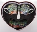 Kpl. 2 Filiżanek Ze Spodkami I Łyżeczkami ART-POL