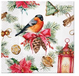 Pl Serwetki Bullfinch With Lampion ART-POL