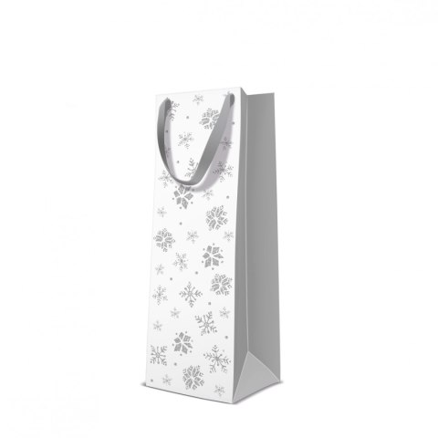 Pl Torebka Glitter Snowflakes Bottle ART-POL