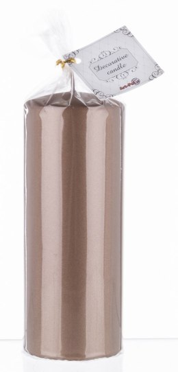 Pl Brąz Świeca Opal Metallic Mat Walec Duży Fi7 ART-POL