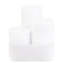 Pl Lino Blanco Świeca Glass Classic 3-Pack Walec ART-POL