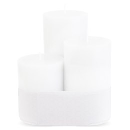 Pl Lino Blanco Świeca Glass Classic 3-Pack Walec ART-POL