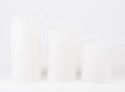 Pl Lino Blanco Świeca Glass Classic 3-Pack Walec ART-POL