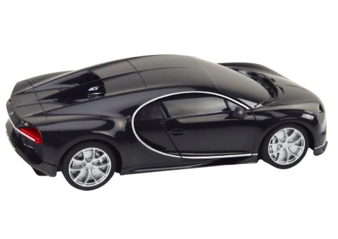 Auto Bugatti Veyron Chiron Samochód Zdalnie Sterowany RC Czarny 1:24