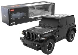 Auto JEEP Wrangler JL Rubicon Zdalnie Sterowany RC Rastar Czarny 1:24