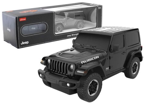 Auto JEEP Wrangler JL Rubicon Zdalnie Sterowany RC Rastar Czarny 1:24