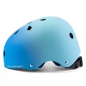 Kask rowerowy BMX hulajnoga 48-52 cm - gradient niebieski