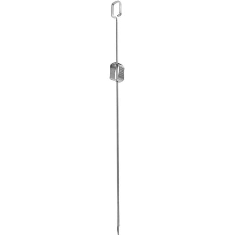 SZPIKULEC DO SZASZŁYKÓW 4SZT 40,5CM STAL NIERDZEWNA
