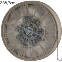 ZEGAR ŚCIENNY OBROTOWY MECHANIZM 38CM CAPPUCCINO