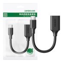 Adapter UGREEN USB-A-USB-C USB 3.0 OTG 15cm (czarny)