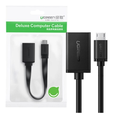 Adapter UGREEN US133 USB-A-micro USB OTG (czarny)