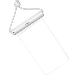 Etui wodoodporne BASEUS Cylinder uniwersalne IPX8 (białe)