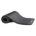 Wozinsky mata do ćwiczeń 181 x 63 x 0,9 cm gruba mata gimnastyczna do jogi czarna