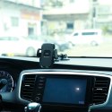 Joyroom samochodowy uchwyt na telefon z elastycznym ramieniem na deskę rozdzielczą szybę czarny (JR-ZS259)