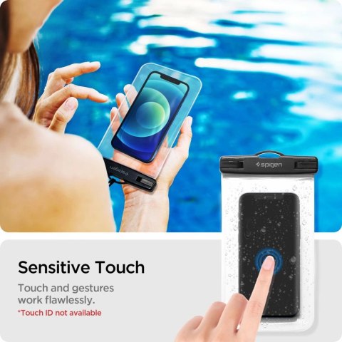 Etui Spigen Spigen Aqua Shield A601 wodoodporne IPX8 - przezroczyste 2 szt.