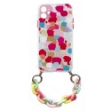 Color Chain Case żelowe elastyczne etui z łańcuchem łańcuszkiem zawieszką do Xiaomi Redmi Note 10 5G wielokolorowy (2)