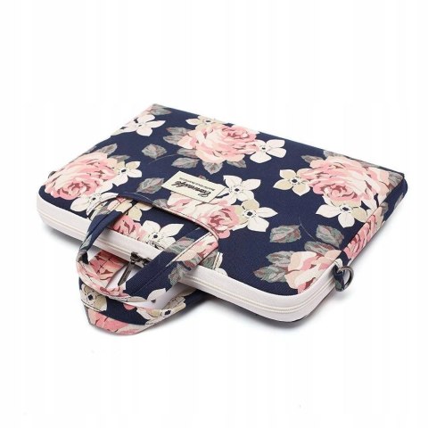 Torba Canvaslife Briefcase na laptopa 15-16'' - granatowo-różowa