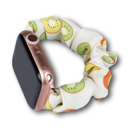 Materiałowa opaska do Apple Watch 42 / 44 / 45 mm pasek bransoleta bransoletka na gumce - kiwi