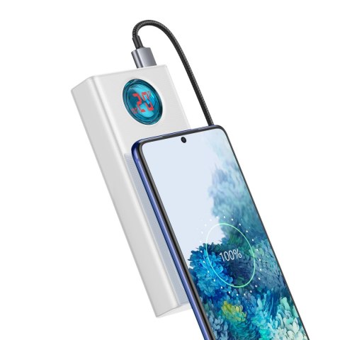 Baseus Amblight powerbank 65W 30000mAh Overseas Edition biały (PPLG000102)