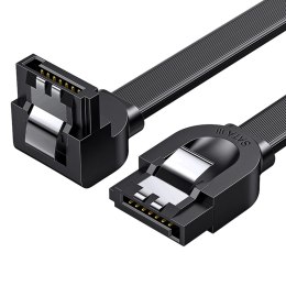 UGREEN kabel kątowy SATA 3.0 0.5m czarny (US217)